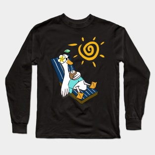 Doo Doo duck Relax Long Sleeve T-Shirt